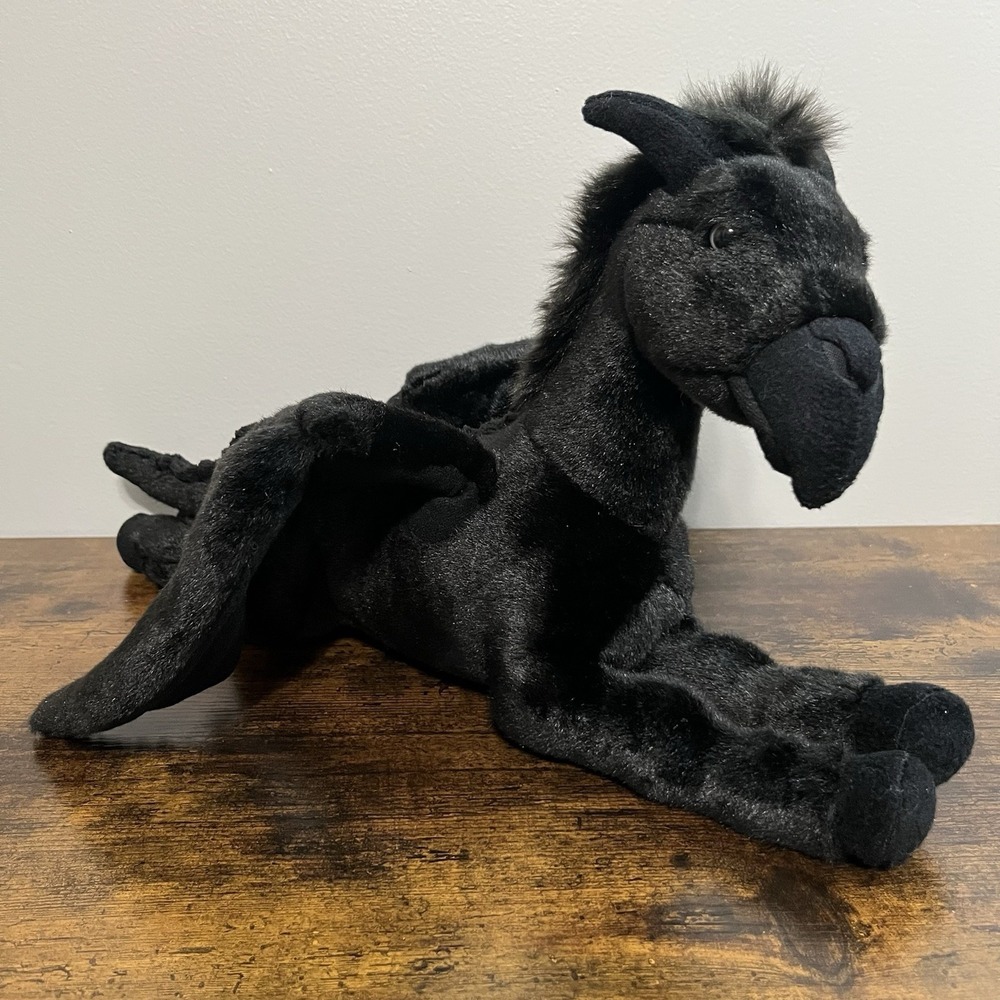 Harry Potter Wizarding World Black Thestral 18" Plush Bat Wing Horse